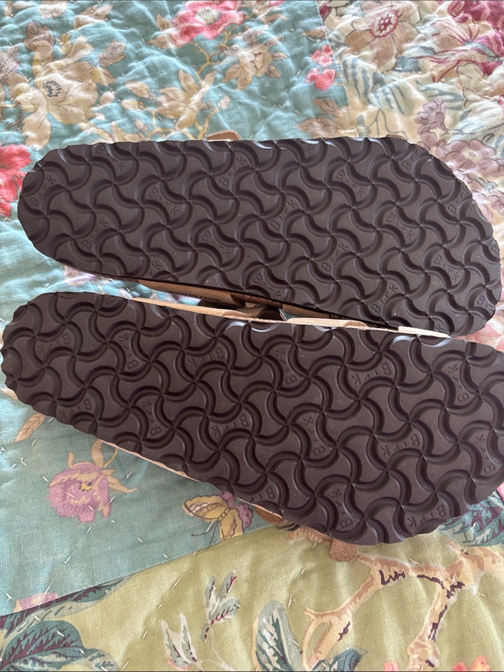 Birkenstock Women’s Taupe Studded Double-Strap Sandals - Picture 3 of 3
